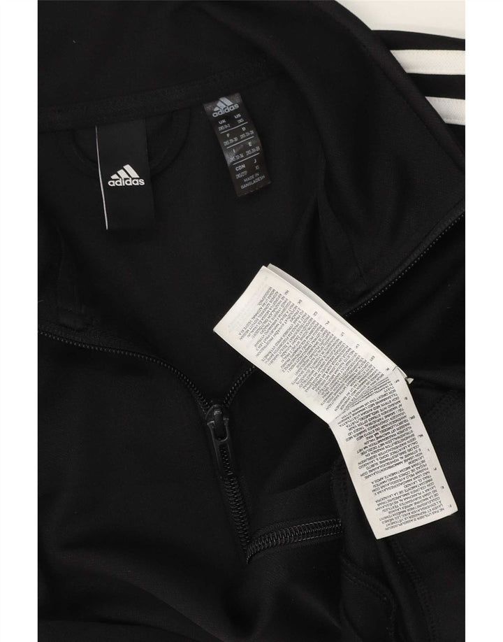 Adidas træningsdragt topjakke til kvinder UK 0/2 2XS sort polyester