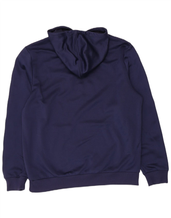 Puma Grafisk hættetrøje til mænd, stor marineblå polyester