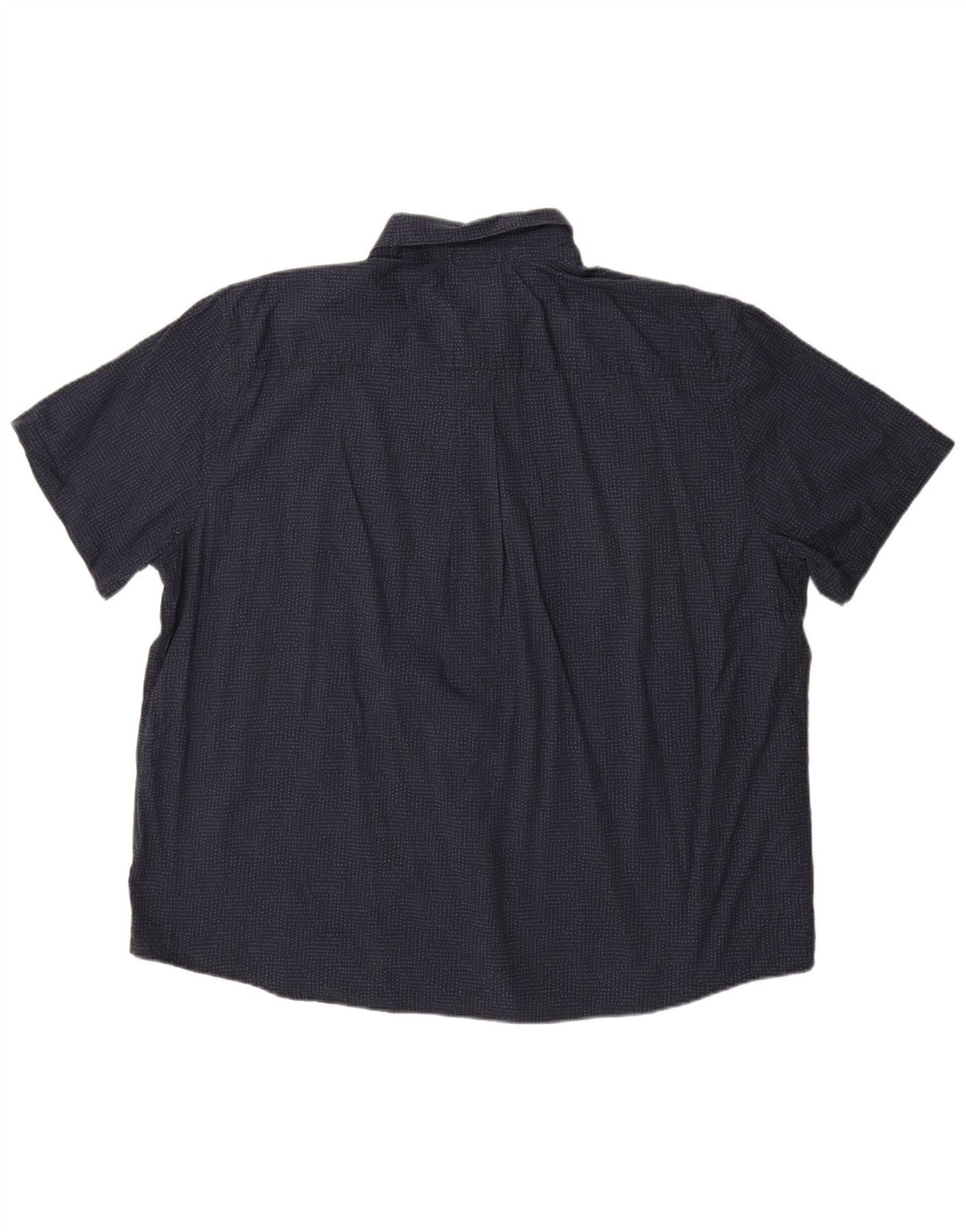 Eddie Bauer Kortærmet Herreskjorte 2XL Navy Blue Spotted