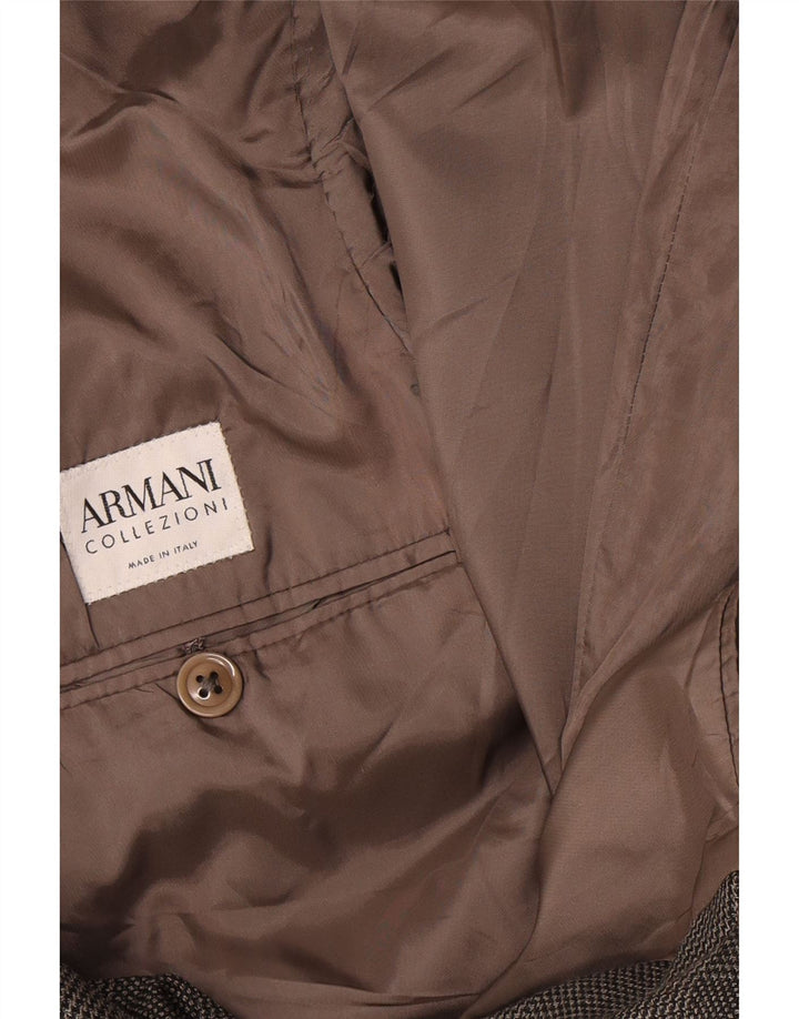 Armani Herre 2-knaps blazerjakke UK 38 Medium Grey Check