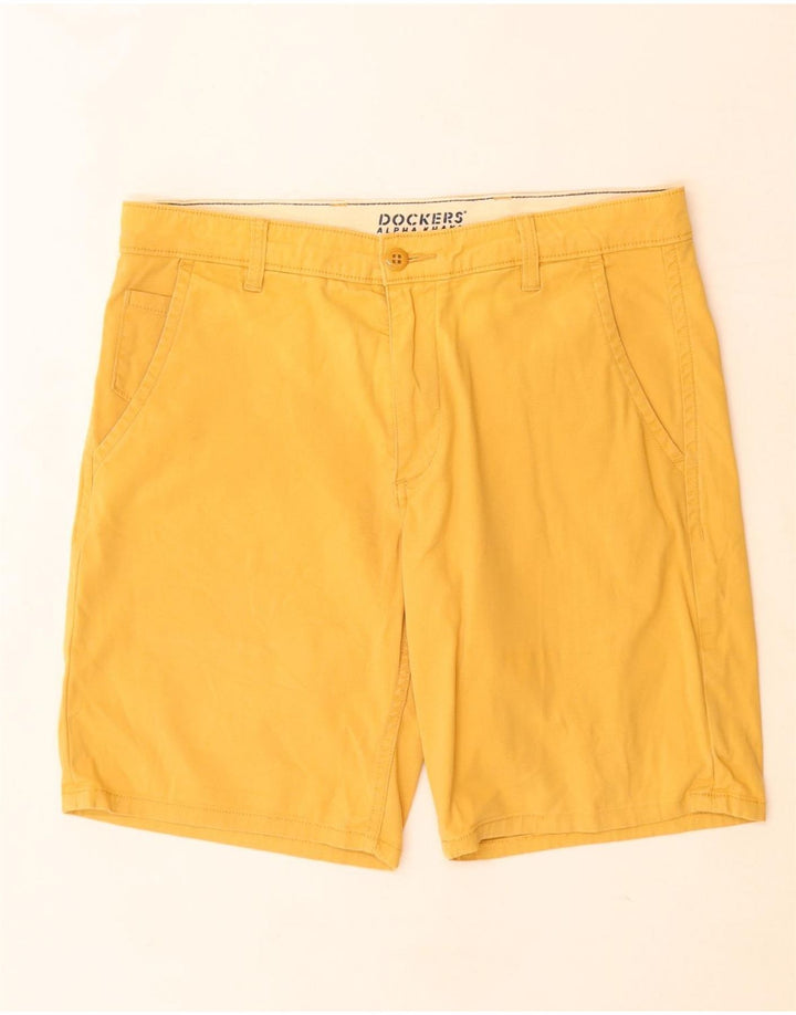 Dockers Herre Chino Shorts W31 Medium Gul Bomuld