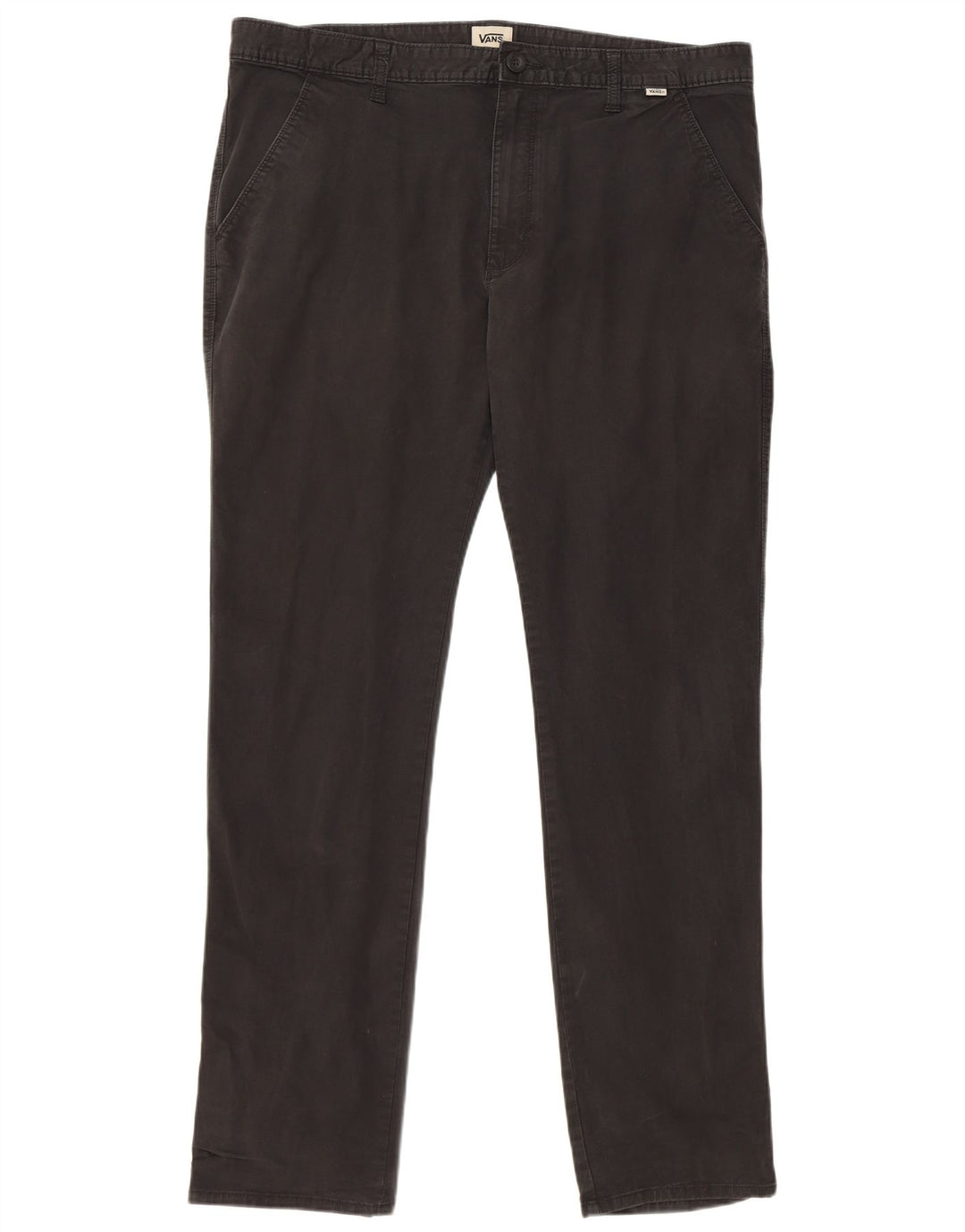 Vans Herre Slim Chino Bukser W36 L32 Sort Bomuld