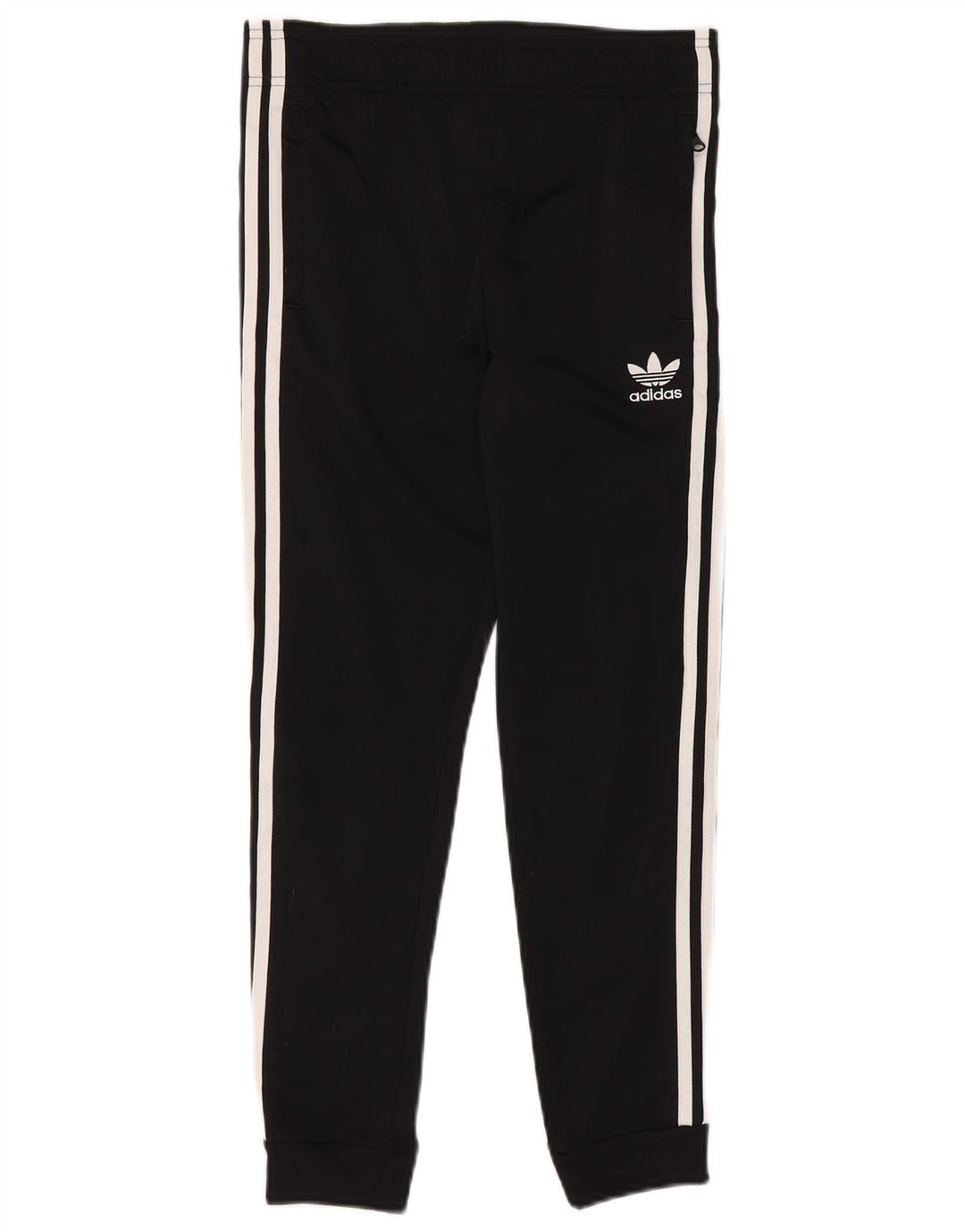 Adidas Drenge Træningsdragt Bukser Joggers 11-12 År Sort Polyester