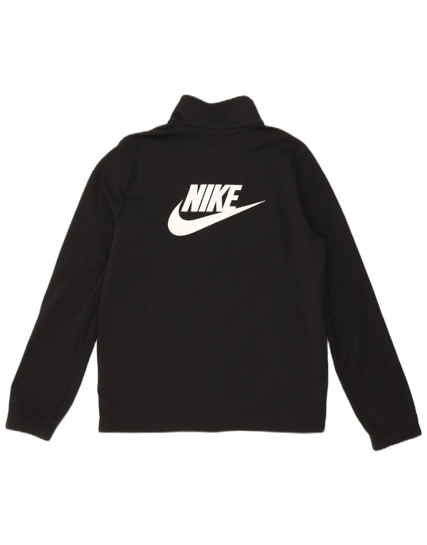 Nike drenge grafisk træningsdragt topjakke 13-14 år XL sort polyester