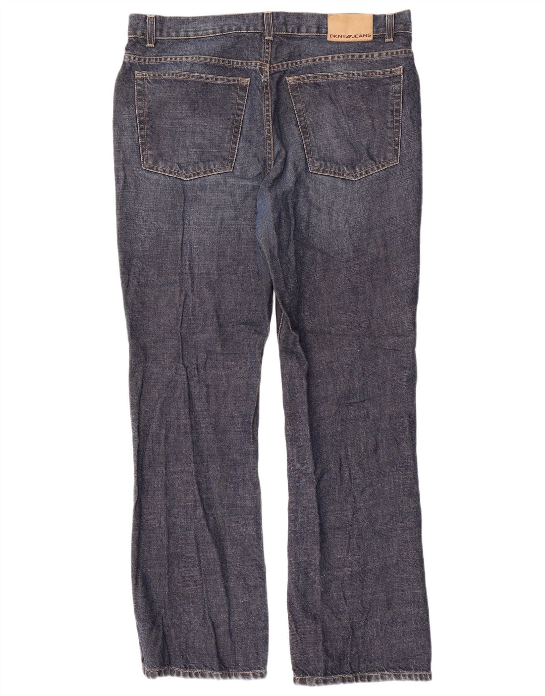 Dkny Herre Straight Jeans W38 L31 Marineblå Bomuld