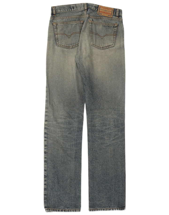 Diesel Dame Straight Jeans W27 L31 Blå Bomuld