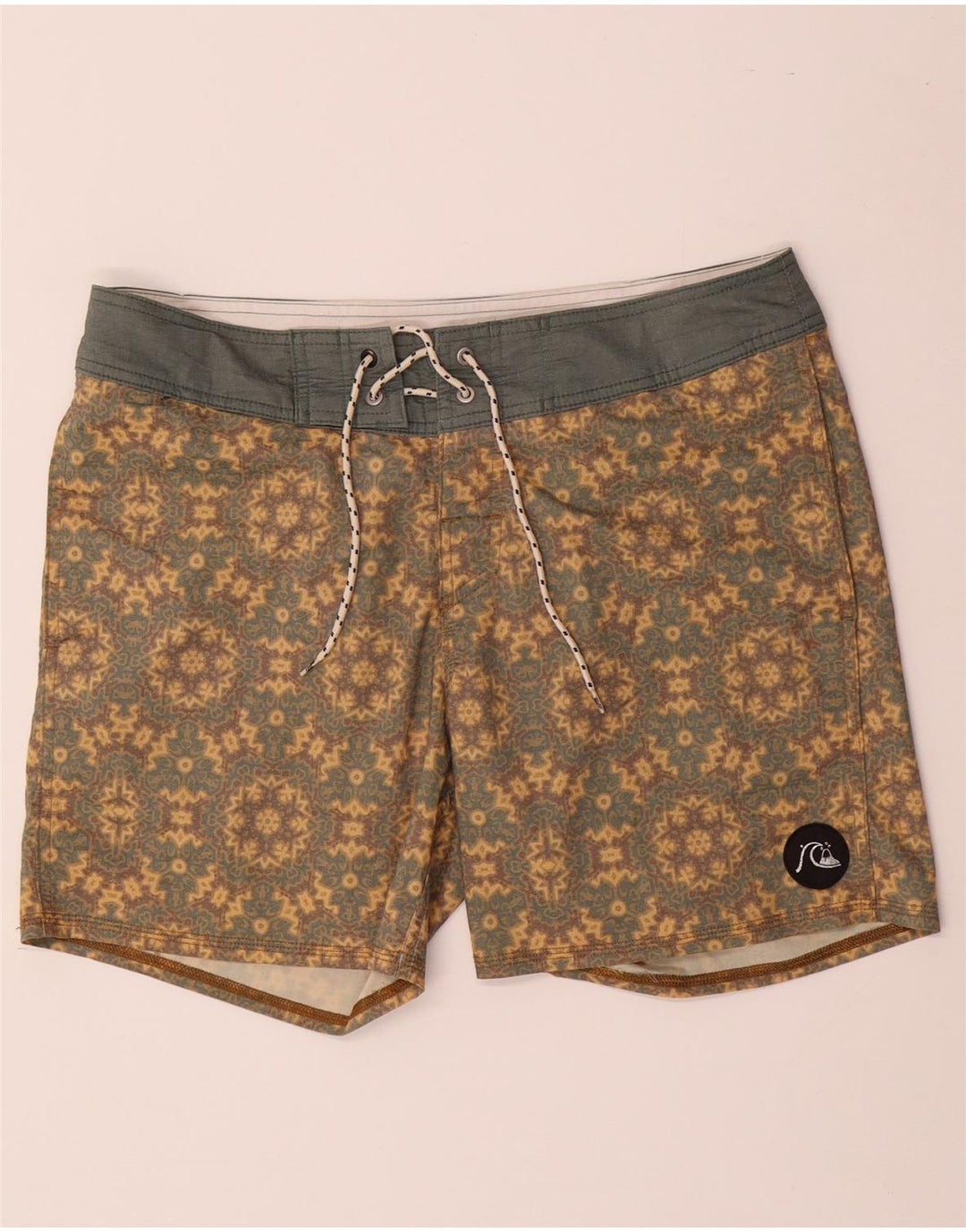 QUIKSILVER Badeshorts til mænd Medium Khaki Geometrisk Polyester