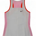 Nike Dame Dri Fit Slim Vest Top UK 12 Medium Blue Colourblock
