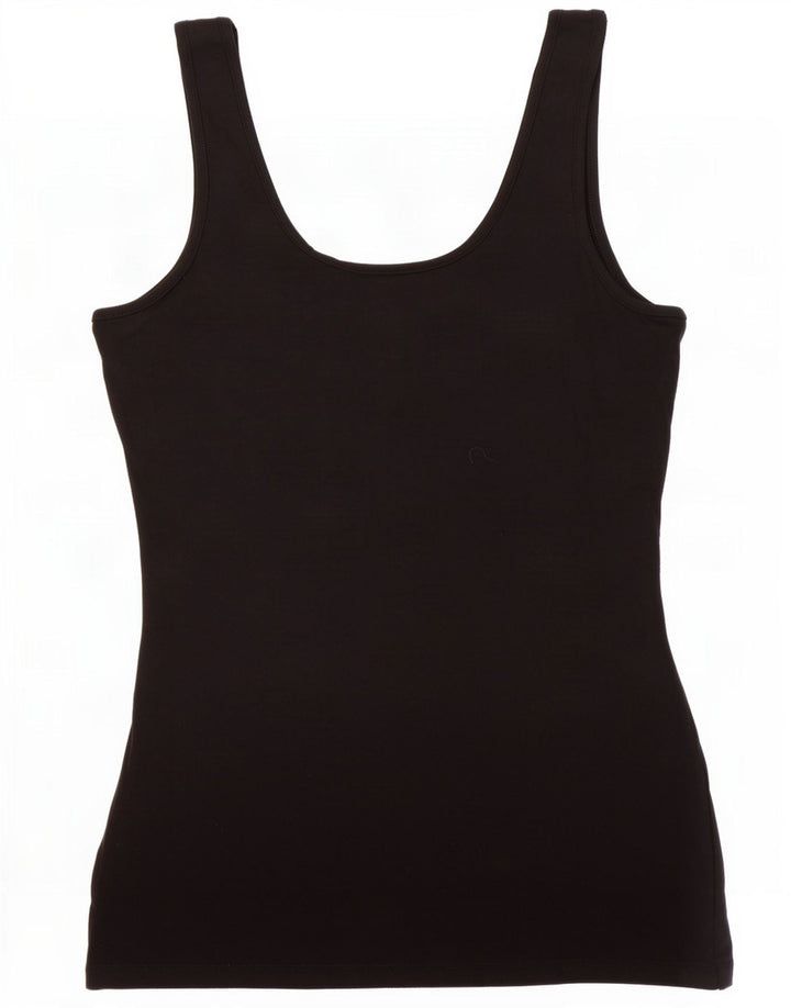 Lipsy Damevest Top UK 12 Medium Black Viscose