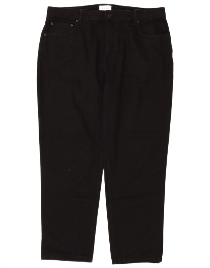 Jack Wills Herre tilspidsede jeans W38 L32 sort bomuld
