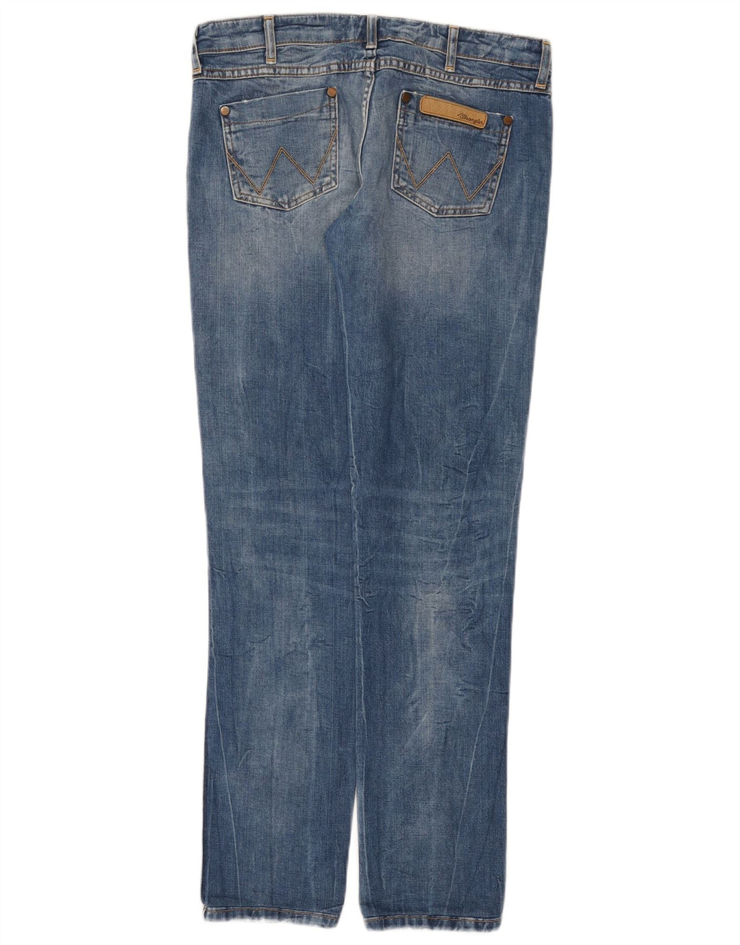 Wrangler Dame Molly Slim Jeans W28 L32 Blå Bomuld