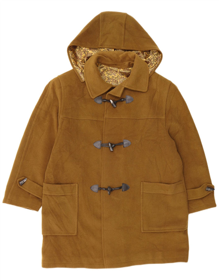Tadon Herre Hooded Duffel Coat IT 50 Large Brown Virgin Wool