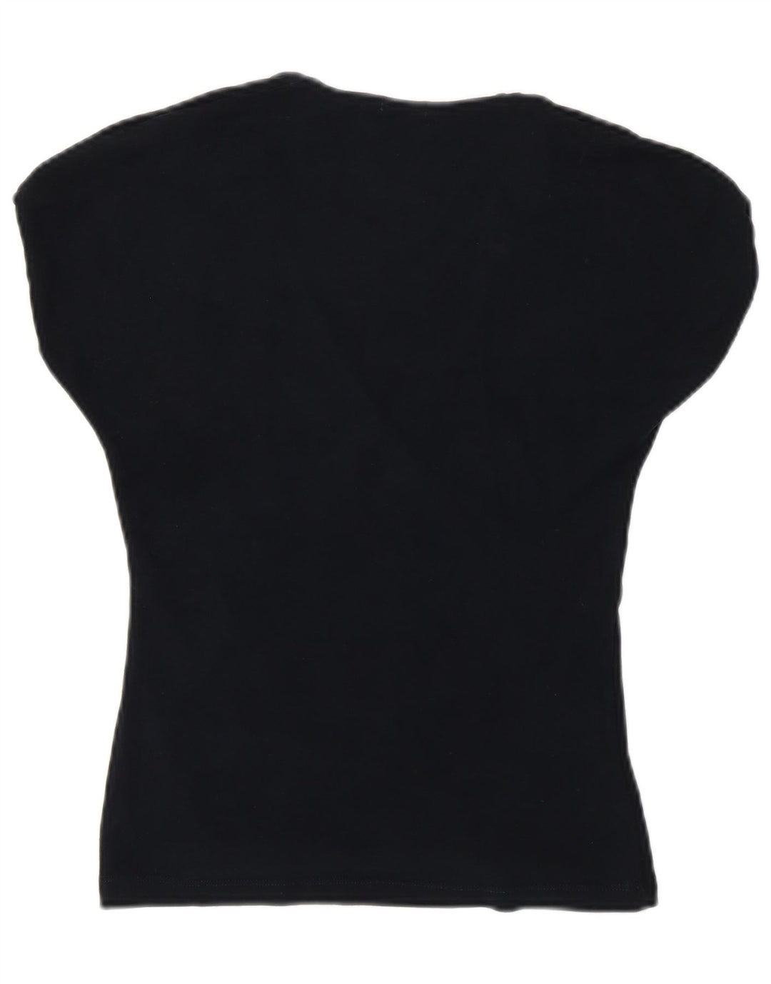 UNITED COLOURS OF BENETTON Dame bluse Top UK 8 Small Navy Blue Classic