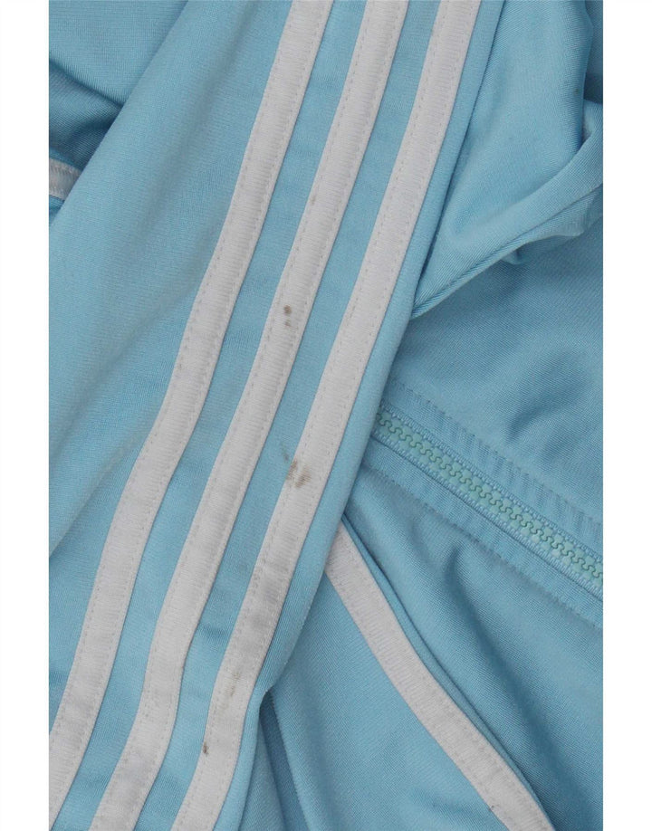 Adidas Drenge Træningsdragt Topjakke 13-14 År Blå Polyester