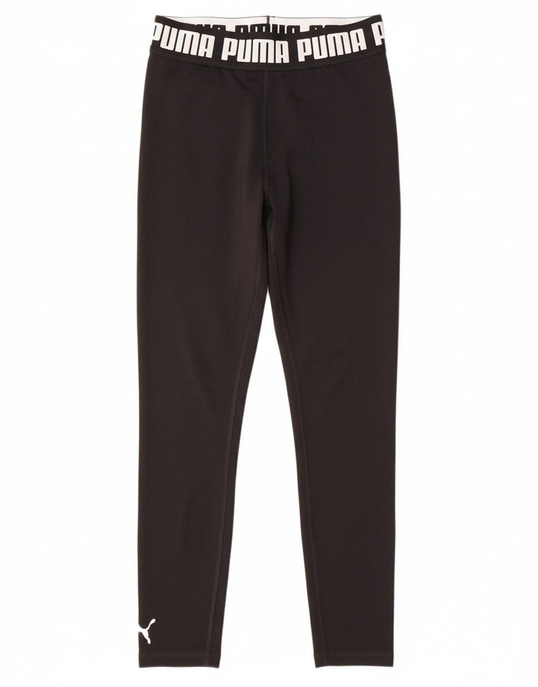 PUMA Womens Graphic Leggings UK 4 XS Black Polyester