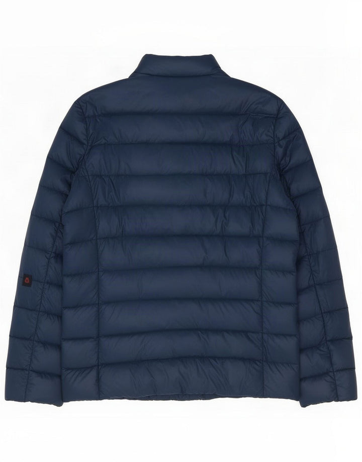 Trussardi Jeans Polstret jakke til mænd IT 52 XL Blå polyamid
