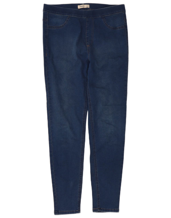 Marks & Spencer Dame Jegging Jeans UK 12 Medium W30 L27 Marineblå Bomuld