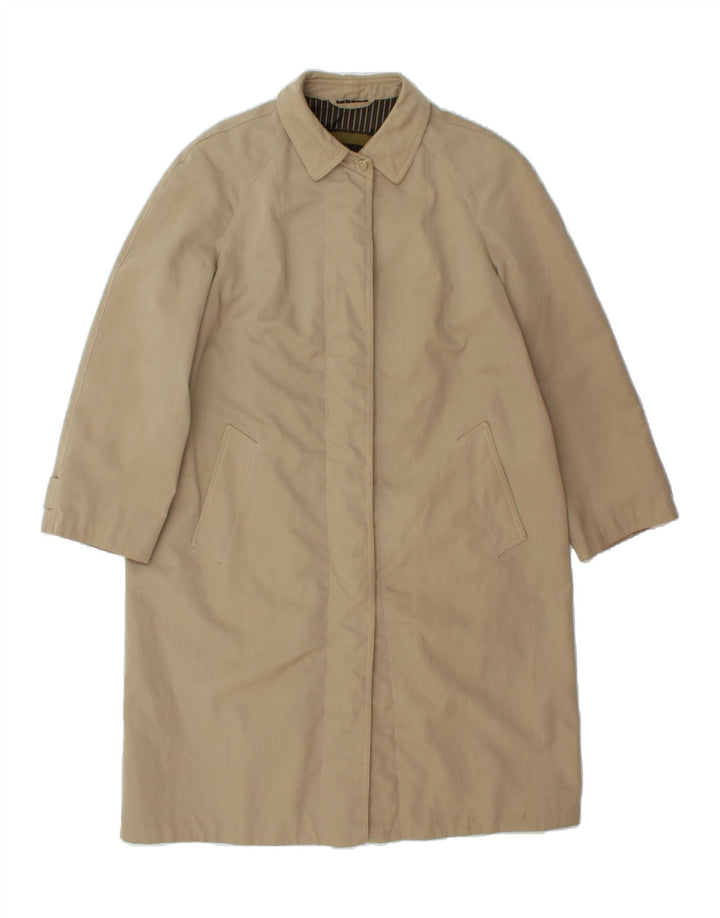 BROOKLIN Womens Overcoat UK 20 2XL Beige Terital Vintage Brooklin and Second-Hand Brooklin from Messina Hembry 