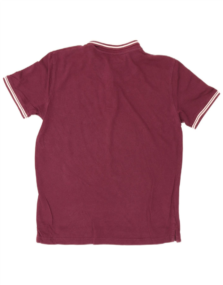 Dacks herre poloshirt Medium Bourgogne bomuld