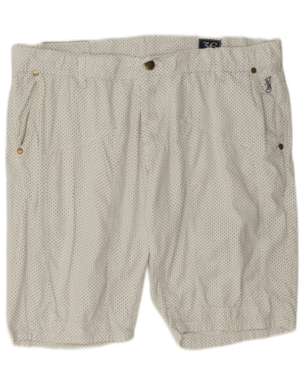 Jeckerson Herre Chino Shorts IT 50 Large W36 White Spotted Bomuld