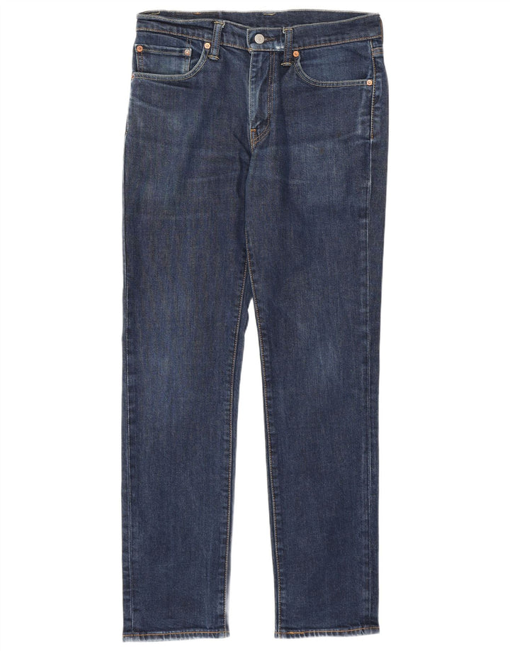Levi's Herre 511 Slim Jeans W32 L32 Marineblå Bomuld