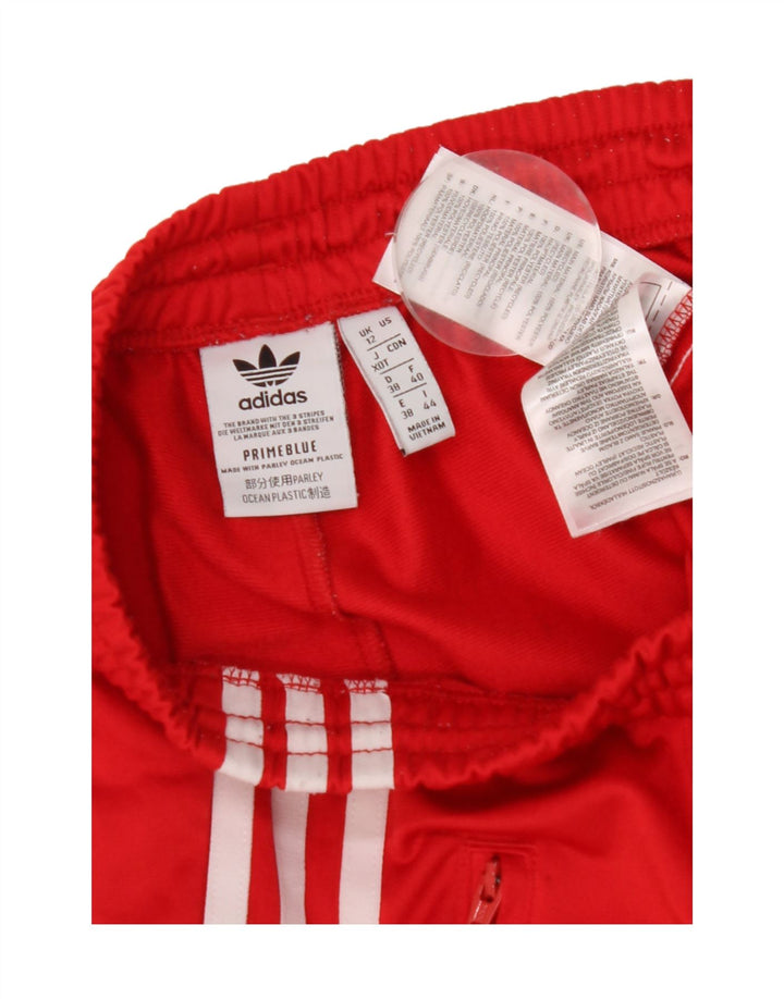Adidas Træningsdragtsbukser til kvinder UK 12 Medium Rød Polyester