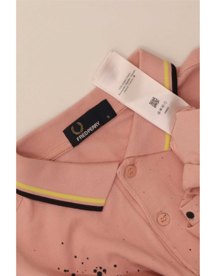 Fred Perry Herre Polo Shirt Lille Pink Tie Dye Bomuld