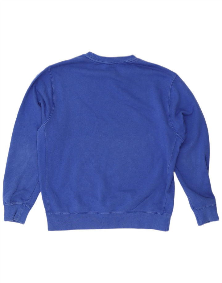 NIKE sweatshirt til mænd mellemblå bomuld