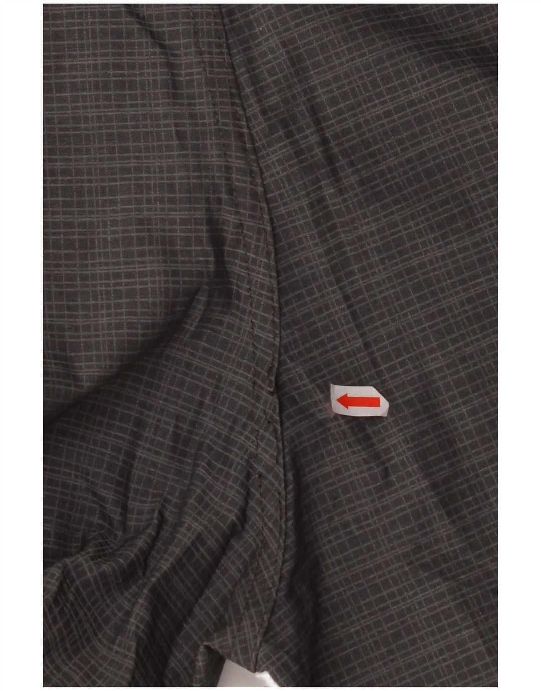 QUIKSILVER Chino Shorts til mænd W40 XL Grå ternet polyamid