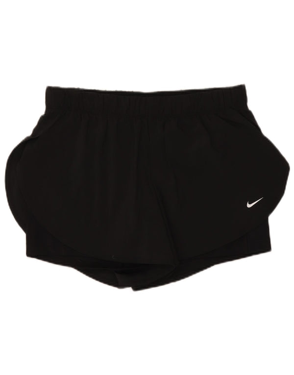 Nike Dame Dri Fit sportsshorts UK 18 XL sort polyester
