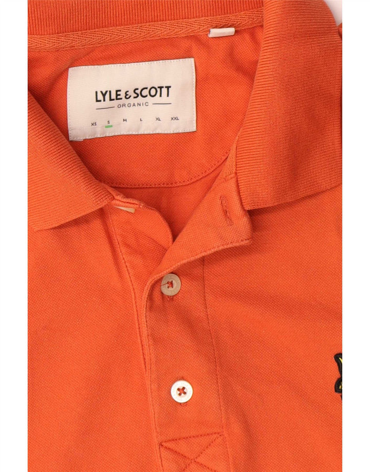 Lyle & Scott herre poloskjorte lille orange bomuld