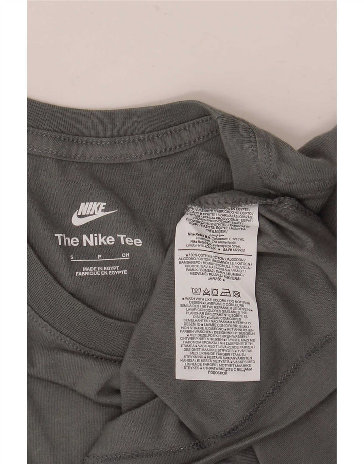 Nike herre T-shirt top lille grå bomuld