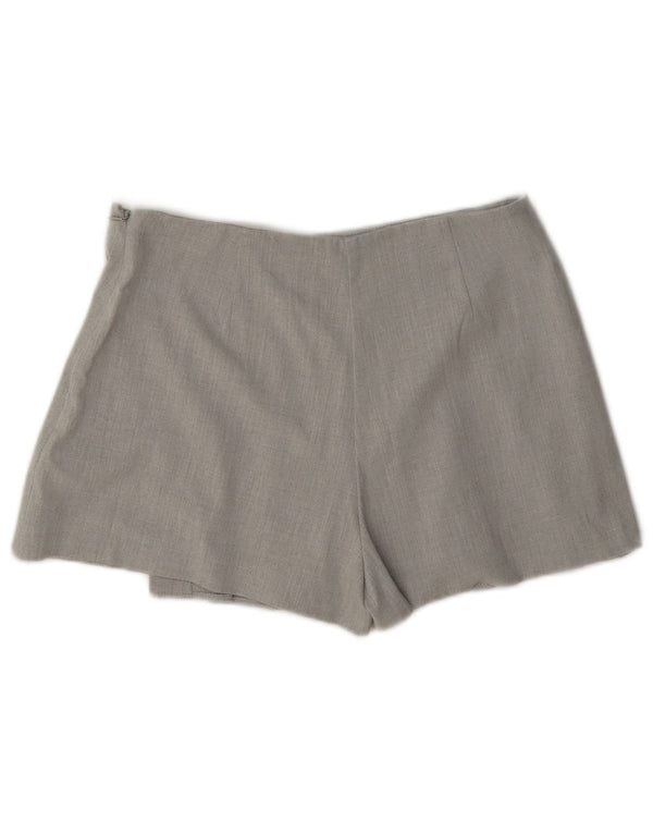 Zara Dame Skort Mini Nederdel Medium W28 Grå