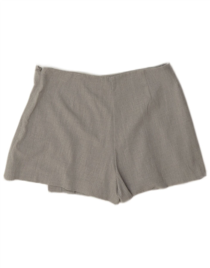 Zara Dame Skort Mini Nederdel Medium W28 Grå