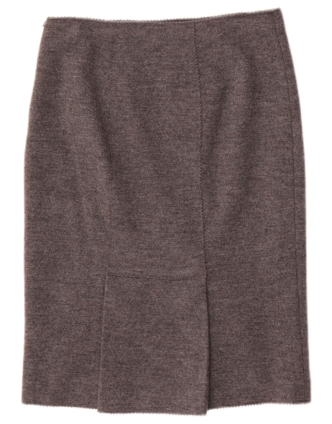 LUISA SPAGNOLI Dame Pencil Skirt IT 42 Medium W28 Grå Uld