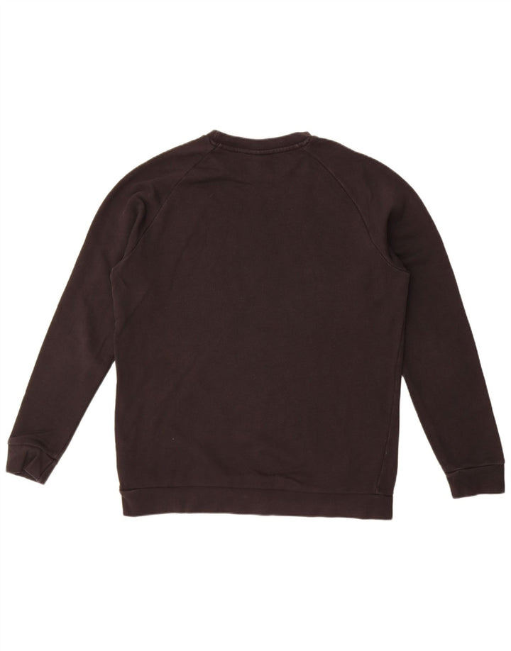 Adidas Grafisk Sweatshirt Jumper Medium Sort Bomuld