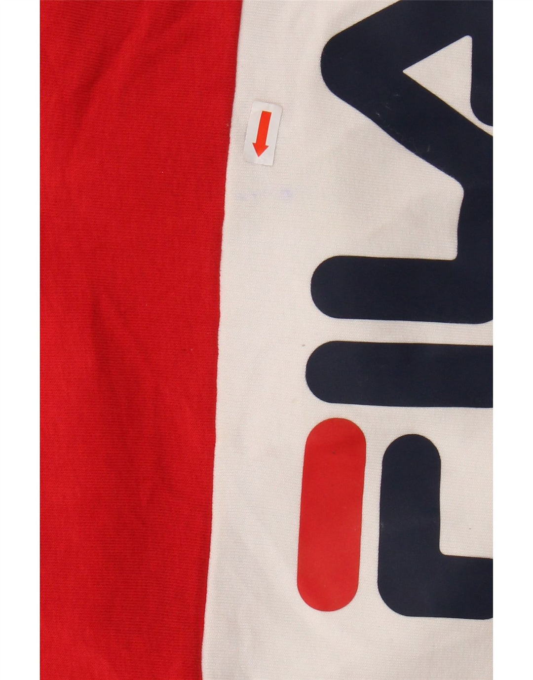 FILA grafisk hættetrøje til kvinder UK 10 Lille flerfarvet farveblok