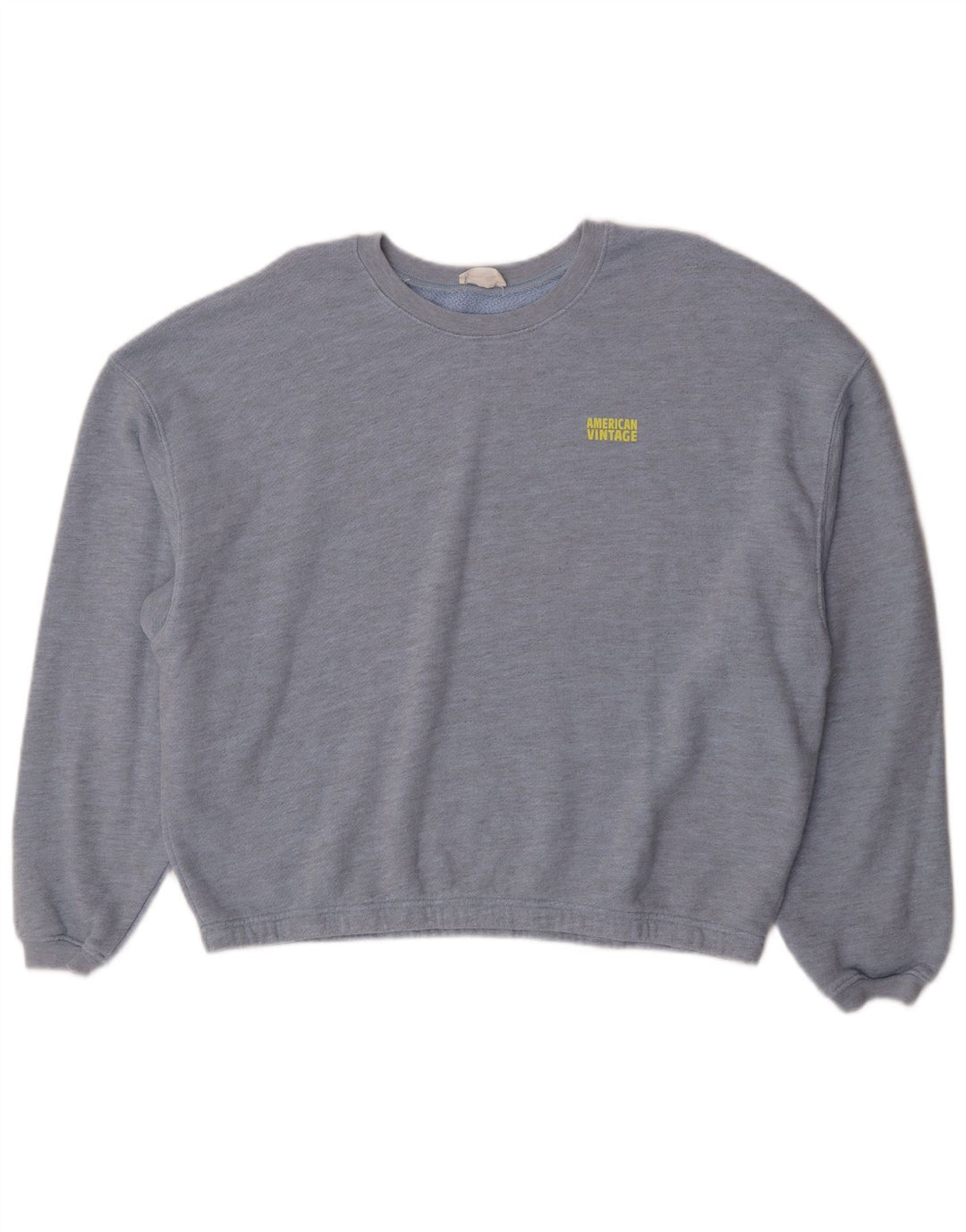 American Vintage Dame Sweatshirt Jumper UK 16 Large Blue Classic