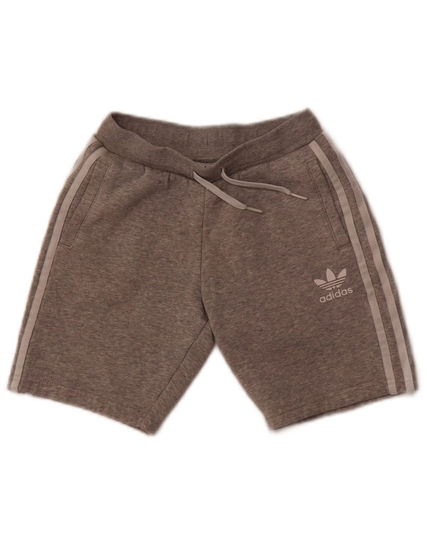 Adidas drenge sportsshorts 8-9 år Grå bomuld
