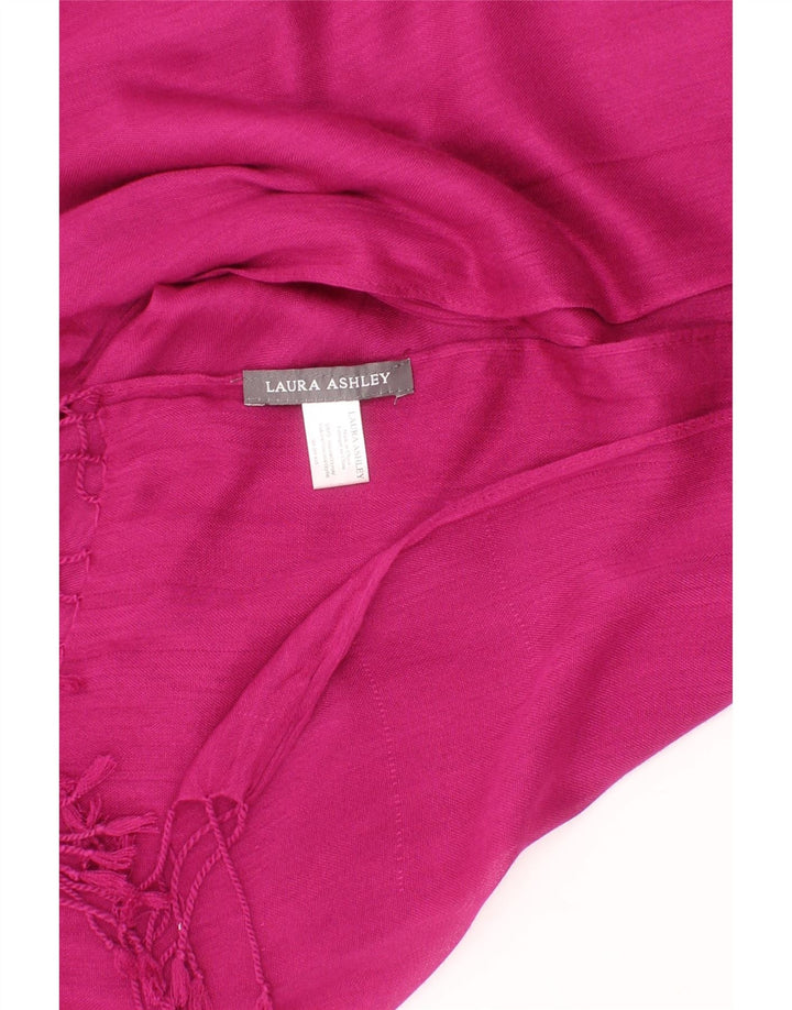 Laura Ashley Kvinder rektangel tørklæde One Size Pink Viscose