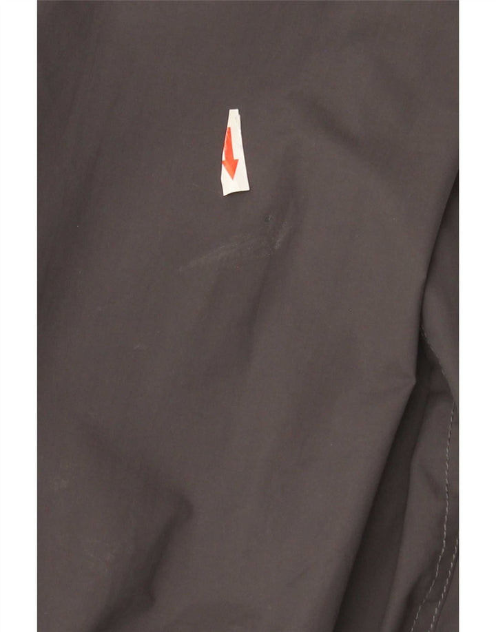 Napapijri Herre Bomber Rain Jacket UK 38 Medium Grå Polyamid
