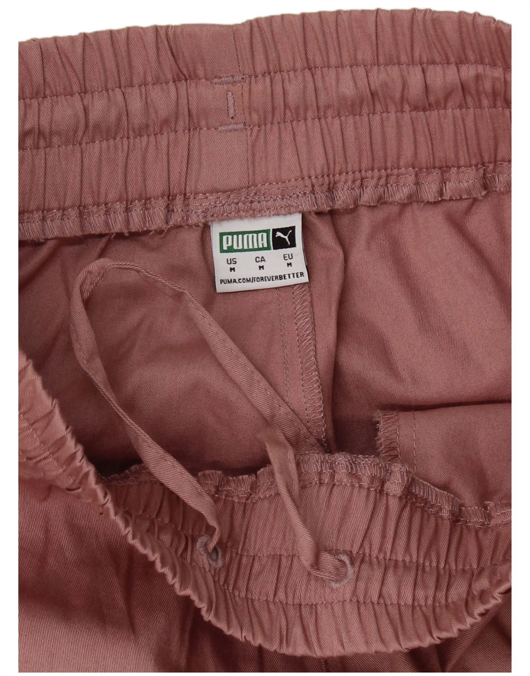 Puma Cargo-bukser med brede ben til kvinder Medium W30 L30 Pink bomuld