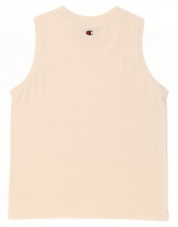 Champion Kvinder Grafisk Vest Top UK 14 Large White