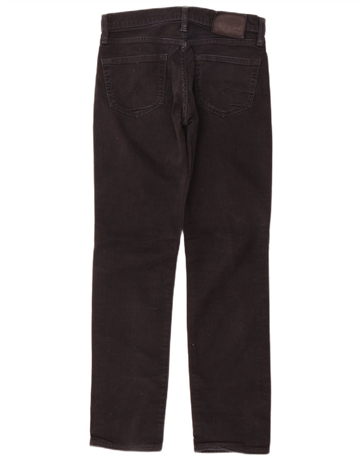 Levi's Straight Jeans til mænd W30 L32 Sort bomuld