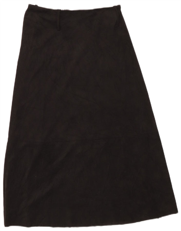 Zara A-line nederdel lille W26 sort polyester