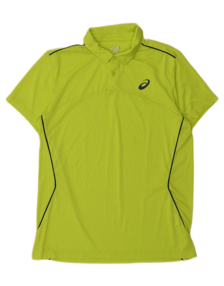 Asics Herre Polo Shirt Medium Gul Sports