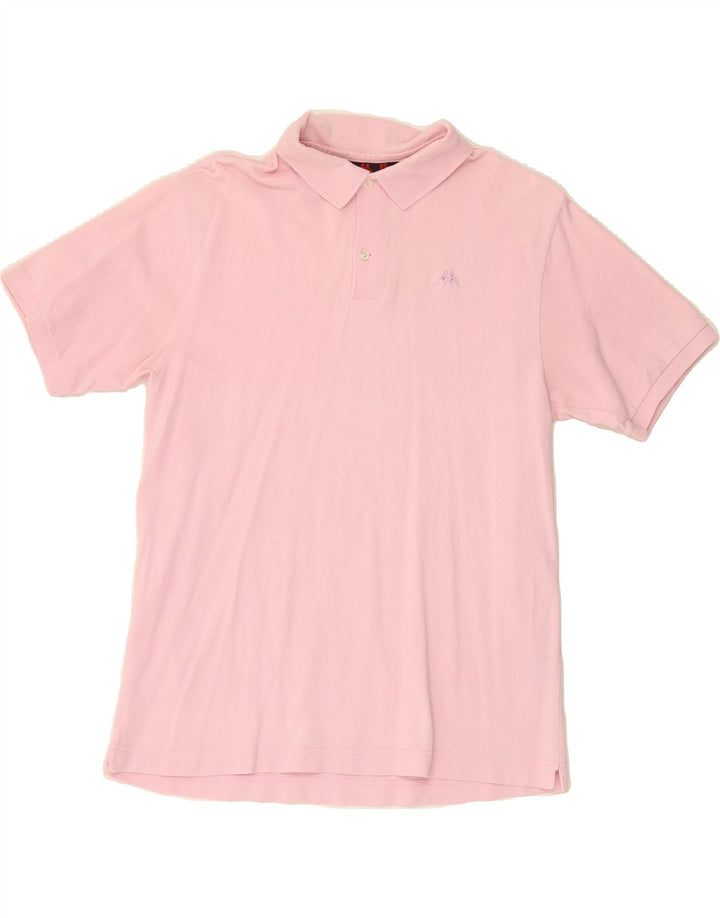 KAPPA Mens Polo Shirt Medium Pink Cotton Vintage Kappa and Second-Hand Kappa from Messina Hembry 
