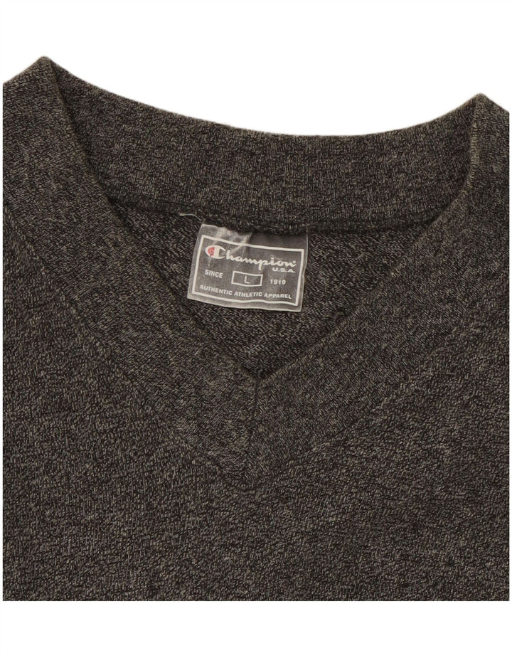 CHAMPION Mens T-Shirt Top Large Grey