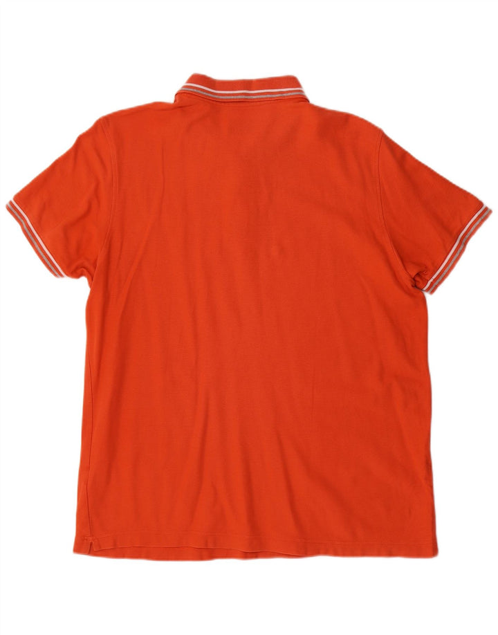 Lotto Herre Polo Shirt Stor Orange Bomuld