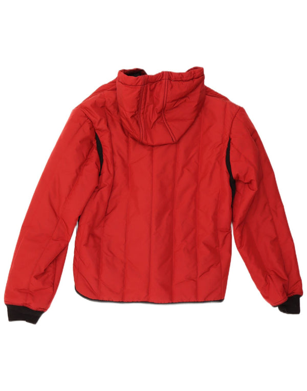 Refrigiwear Dame hættejakke UK 16 Large Red Colourblock
